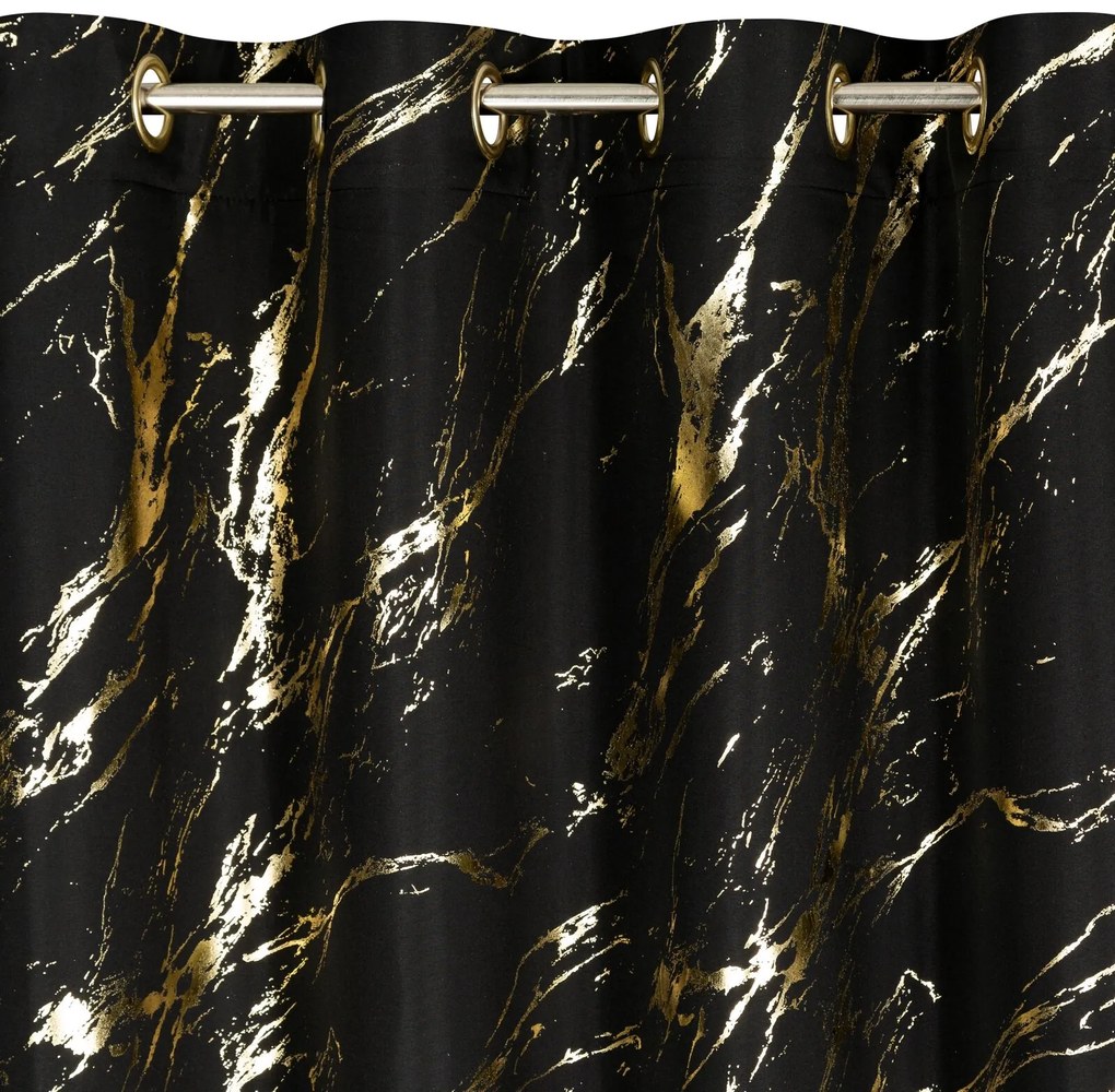 ZÁVES NA KRÚŽKOCH LANI 140X250 CM VZOROVANÁ