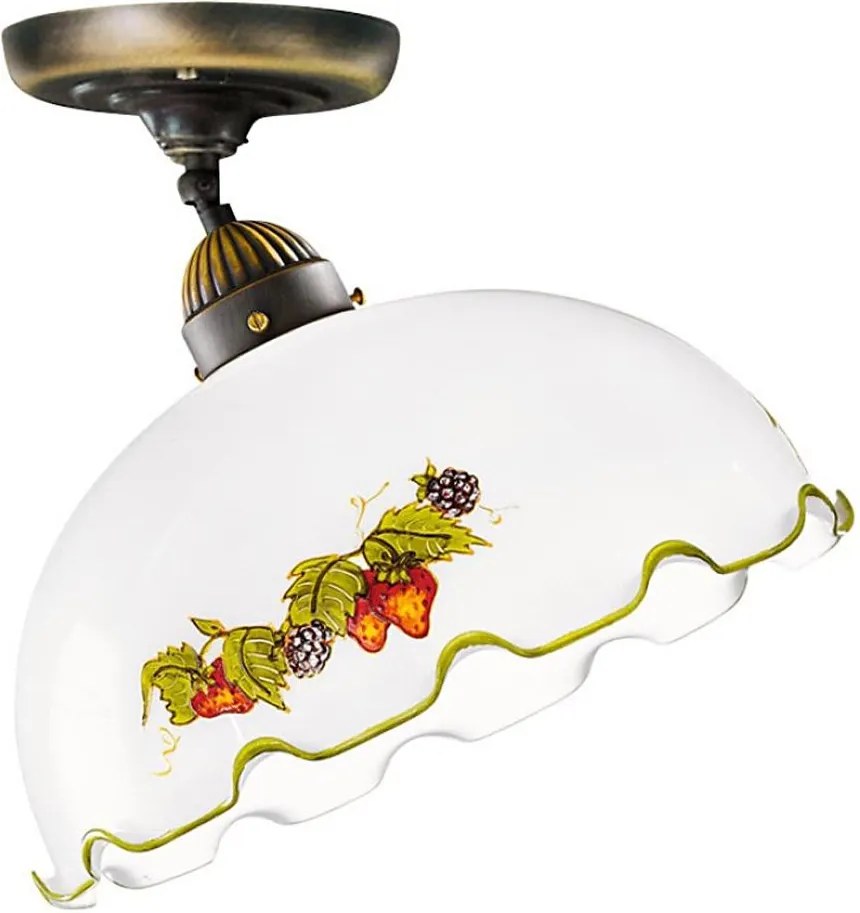 Kolarz 731.10.114 - Prisadený luster NONNA 1xE27/75W/230V pr. 30 cm víno/jahody