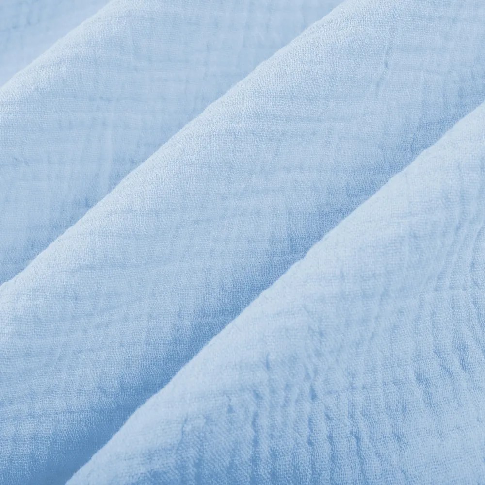 Biante Mušelínová obliečka na vankúš MSN-086 Bledo modrá 35 x 45 cm