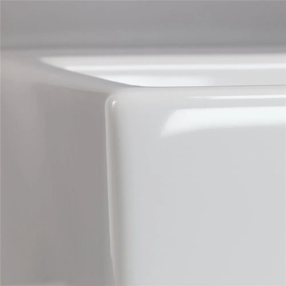 DURAVIT Vero Air obdĺžniková umývadlová misa bez otvoru, s prepadom, 600 x 470 mm, biela, 2352600060
