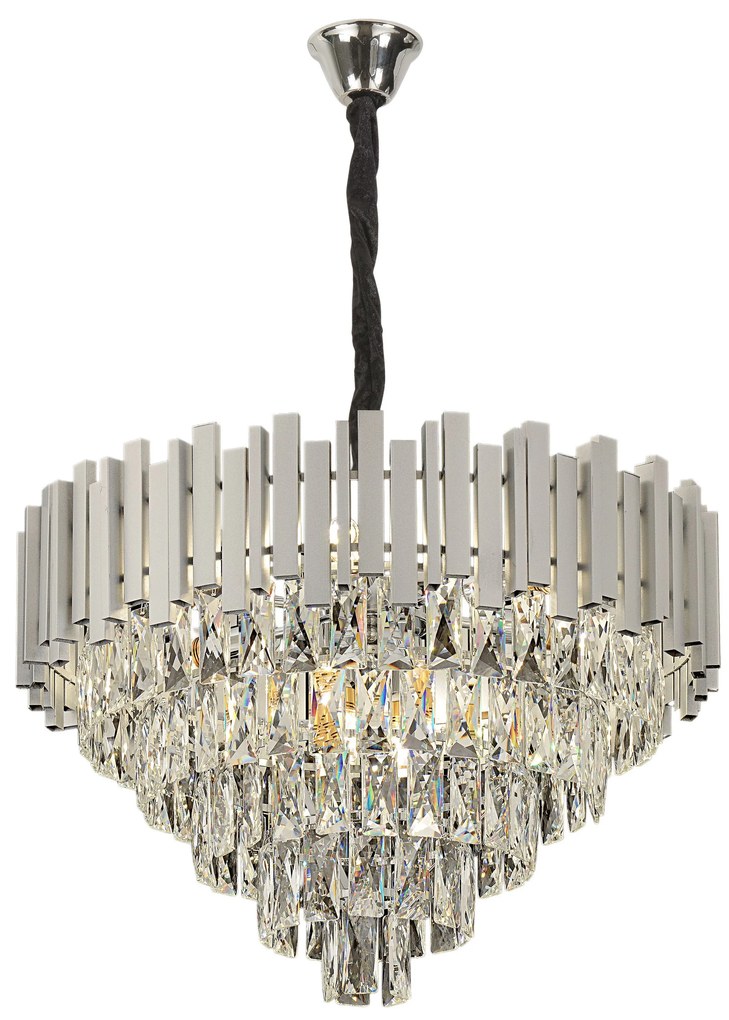 Toolight Toolight, závesné svietidlo 50cm, 7xE14, G051-CP, chrómová, OSW-08945