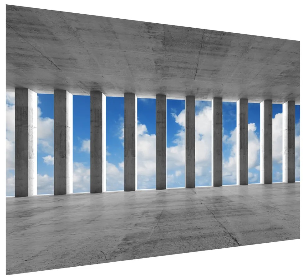 Gario Fototapeta Betónové stĺpy a nebo Veľkosť: 200 x 135 cm, Materiál: Vliesová