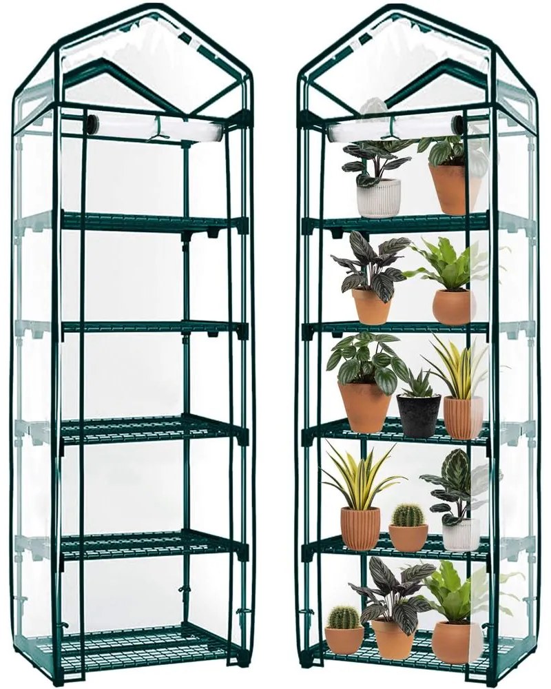 Záhradná skleníková polica 70 X 50 X 200 cm SPRINGOS GT0007