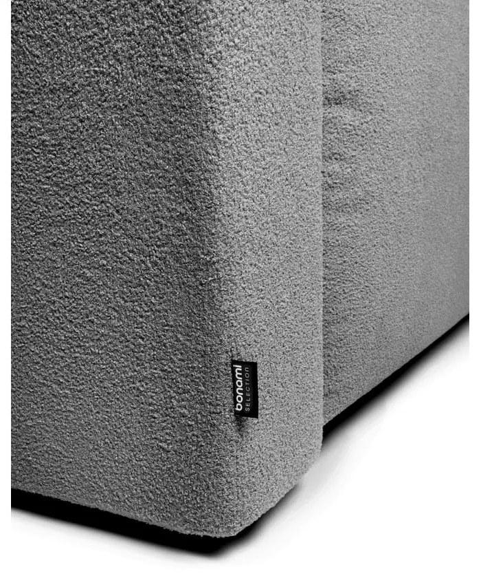 Sivá rozkladacia pohovka z textílie buklé 247 cm Quinoa – Bonami Selection