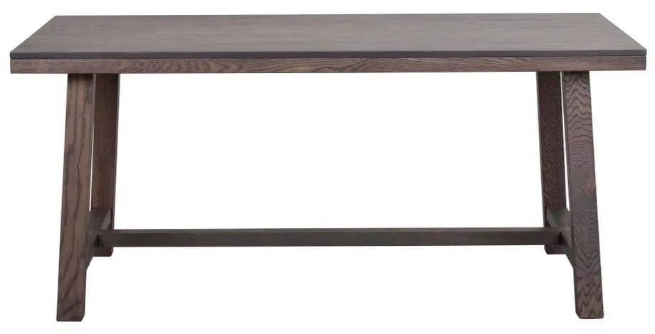 Tmavohnedý dubový jedálenský stôl Rowico Brooklyn, 170 x 95 cm