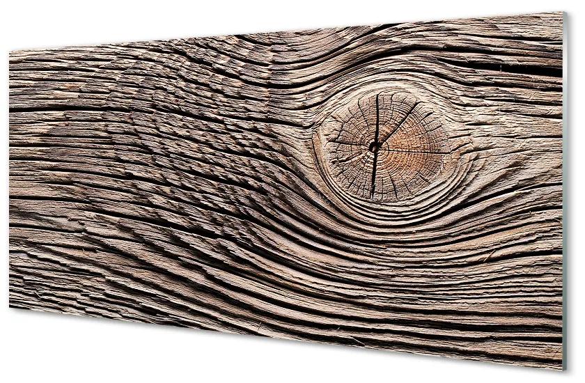 Sklenený obklad do kuchyne dreva board 125x50 cm