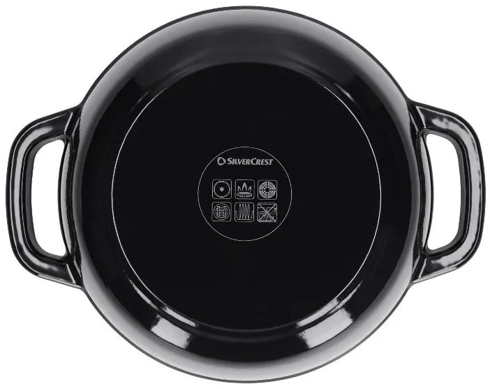Silvercrest®  Liatinový hrniec, 2,8 l (čierna)  (100393108)