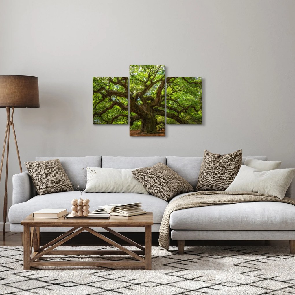 Obraz - Zelený strom (90x60 cm)