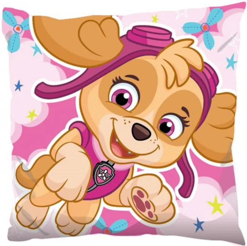 Obojstranný vankúš Tlapková patrola - Skye