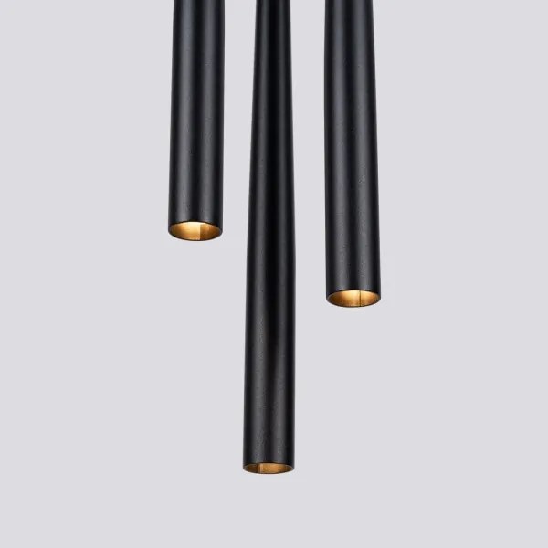 Sollux SL.1463 - Luster na lanku BLISS 3xG9/8W/230V čierna