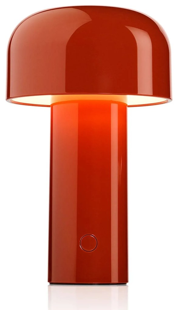 FLOS Bellhop stolová LED lampa, tehlovočervená