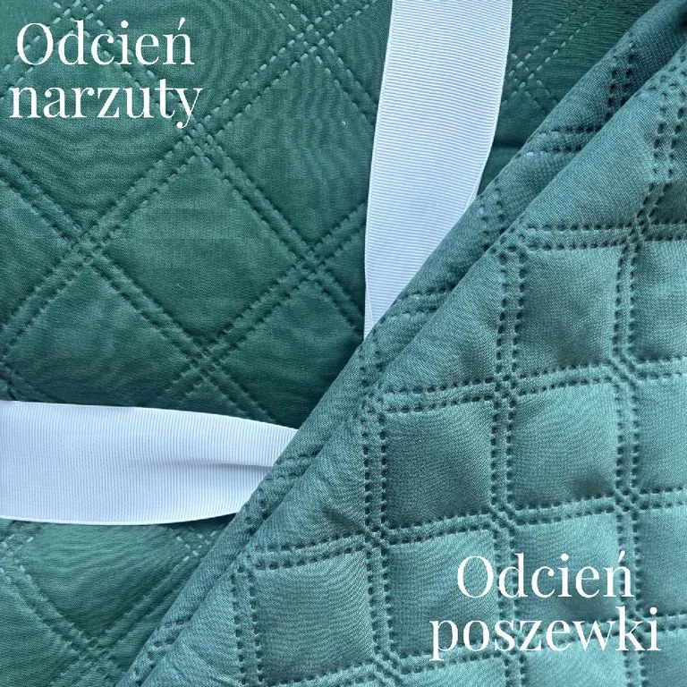 Prehoz na posteľ RUFFY fľašovo zelený Rozmer: 140x200 cm