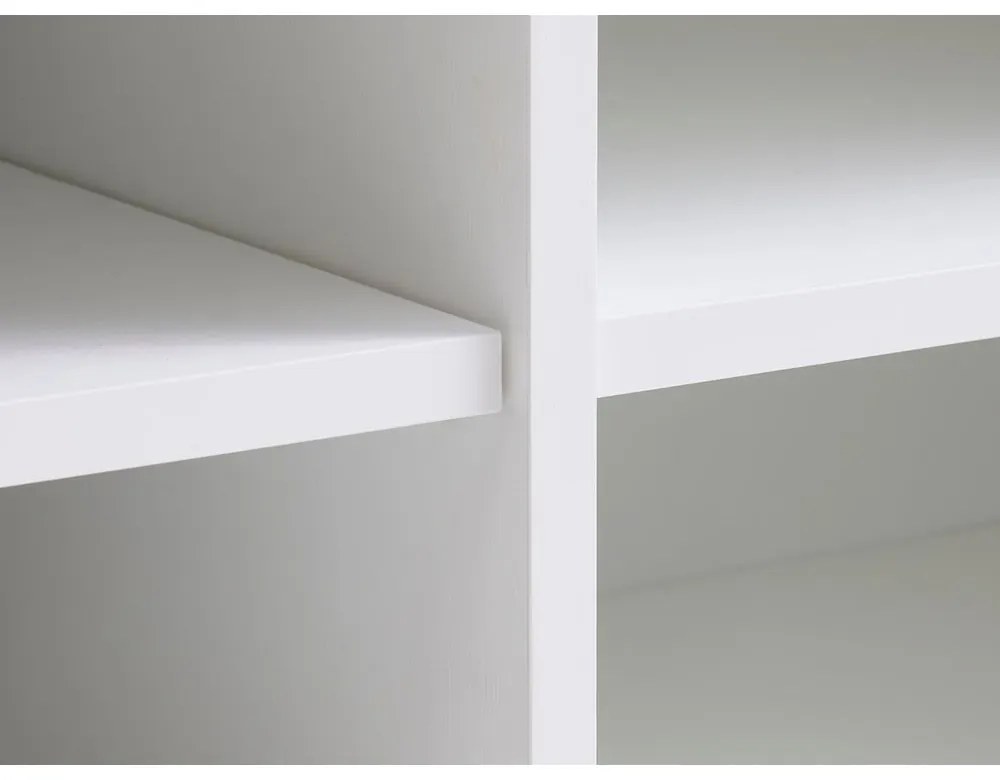 Biely TV stolík 180x56x45 cm Nola – Unique Furniture