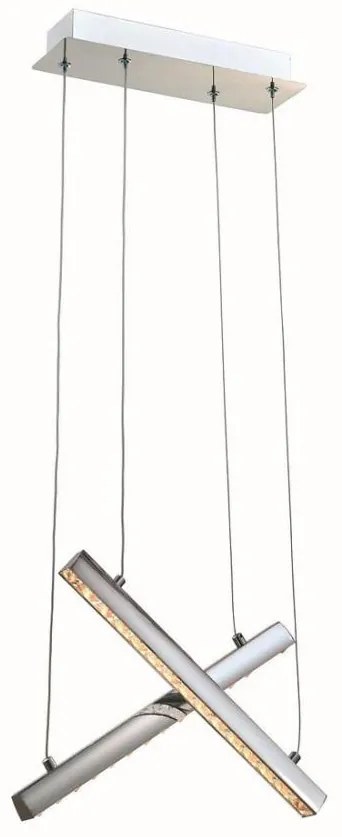LED Luster na lanku ALIKANTE LED/14W/230V chróm