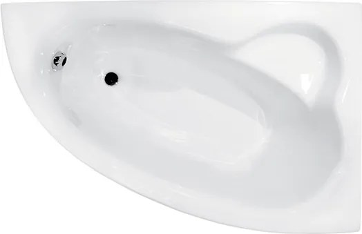 Besco Akrylátová asymetrická vaňa Natalia 150x100 BESCO-Farba: Biela, BESCO-Orientácia: Ľavá