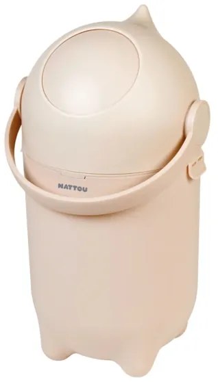 Nattou - Kôš na plienky a prebaľovacia podložka SOFTY 50x70 cm béžová