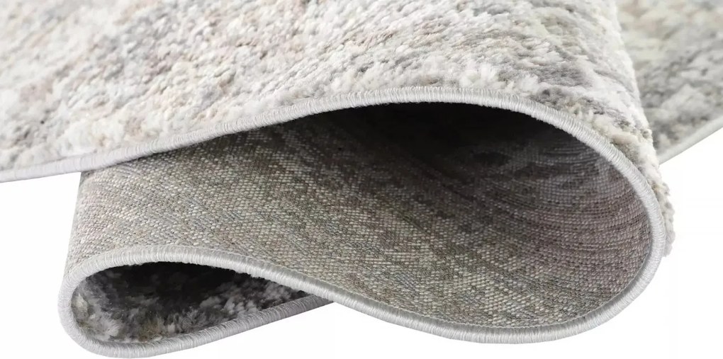 TA Koberec D184A L.GRAY VIZON VALLEY ROUND Rozmer: 100x100 cm