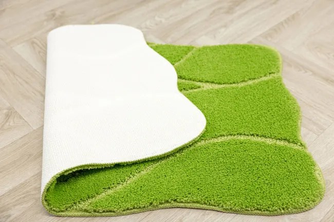 Kúpeľňový koberček Honey svetlozelený