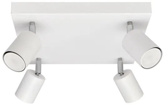 LED Bodové svietidlo TUNE 4xGU10/4,8W/230V biela