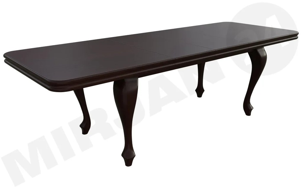Rozkladací stôl A39, Morenie: wenge