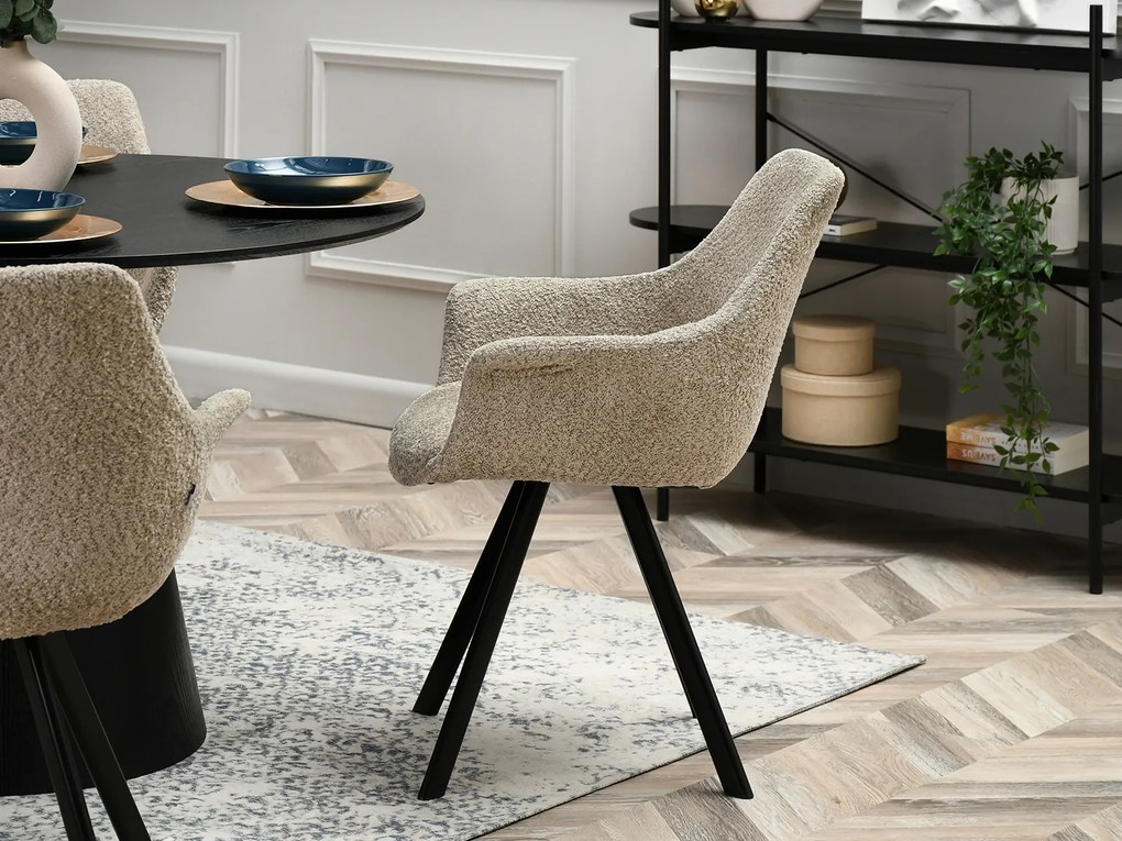 Stolička Mirabell (béžová + čierna). Akcia -9%. Vlastná spoľahlivá doprava až k Vám domov. 1111186