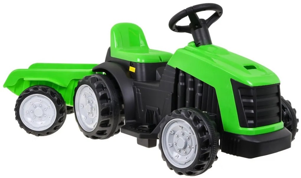 Ramiz Elektricky Elektrický traktor s vlečkou - zelený - motor - 1 x 25W - batéria - 6V/4,5Ah - 2022