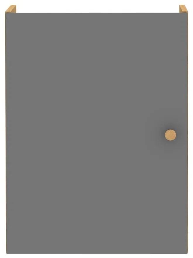 Sivý modulárny policový systém 33x43.5 cm Z Cube - Tenzo