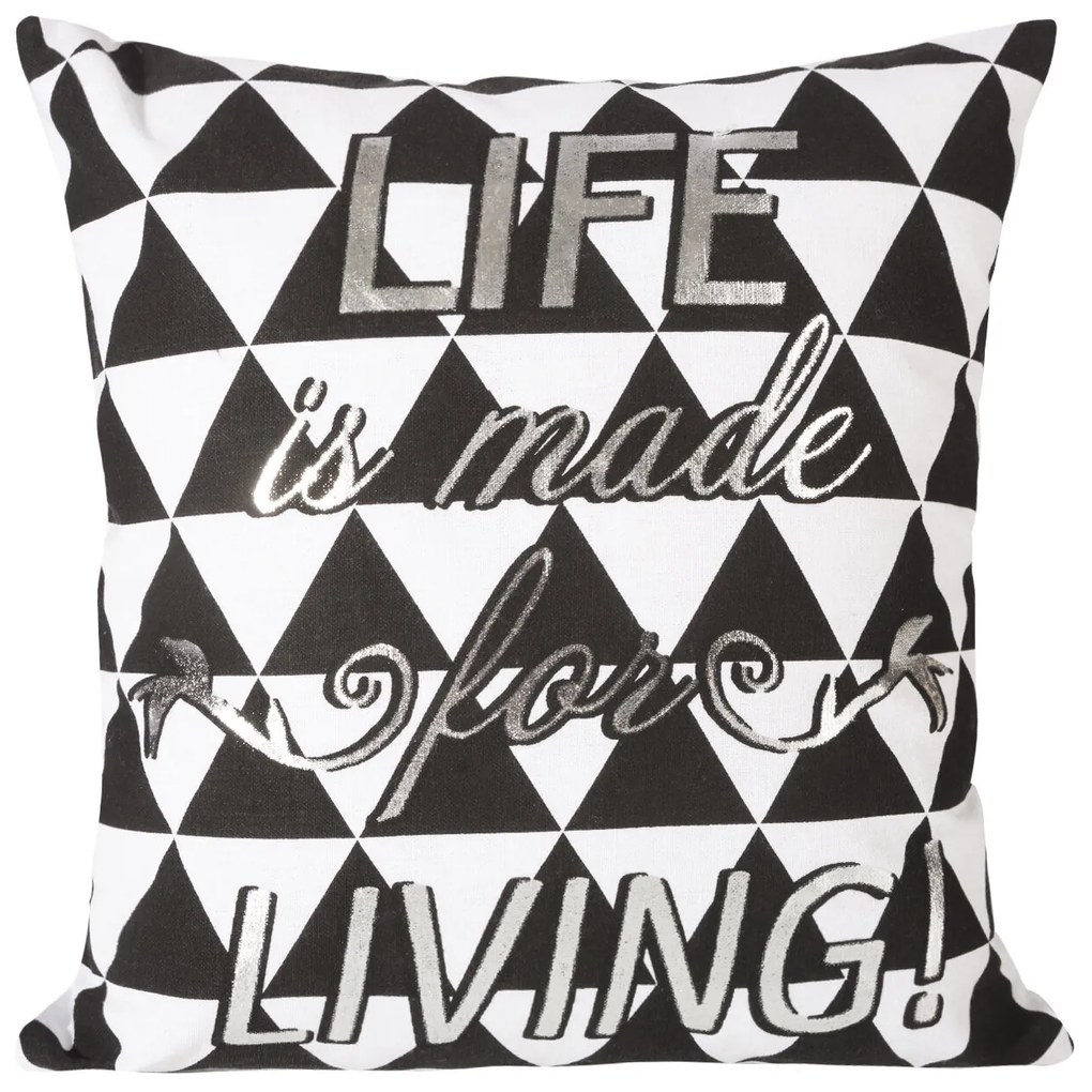 DEKORAČNÁ OBLIEČKA NA VANKÚŠ NELA2 40X40 CM VZOROVANÁ