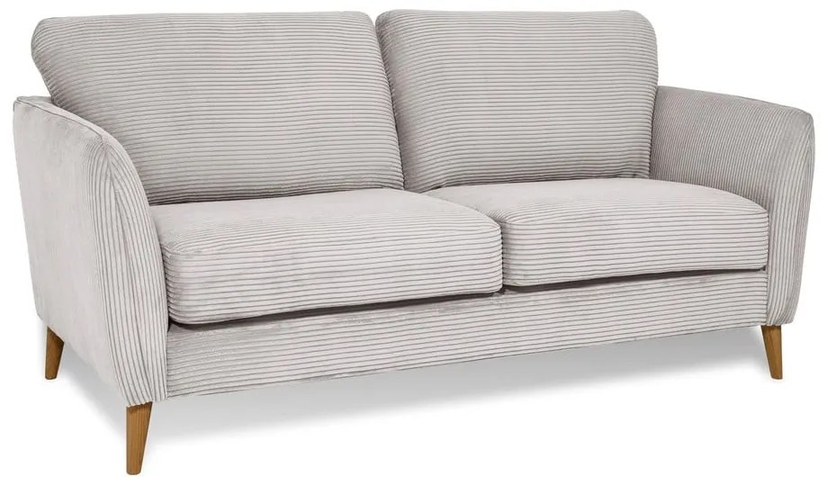 Svetlosivá menčestrová pohovka 170 cm Paris – Scandic