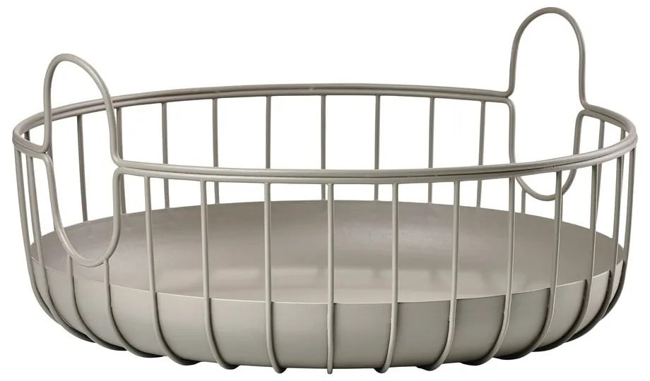 Drôtený kovový košík ø 38x18 cm Inu – Zone