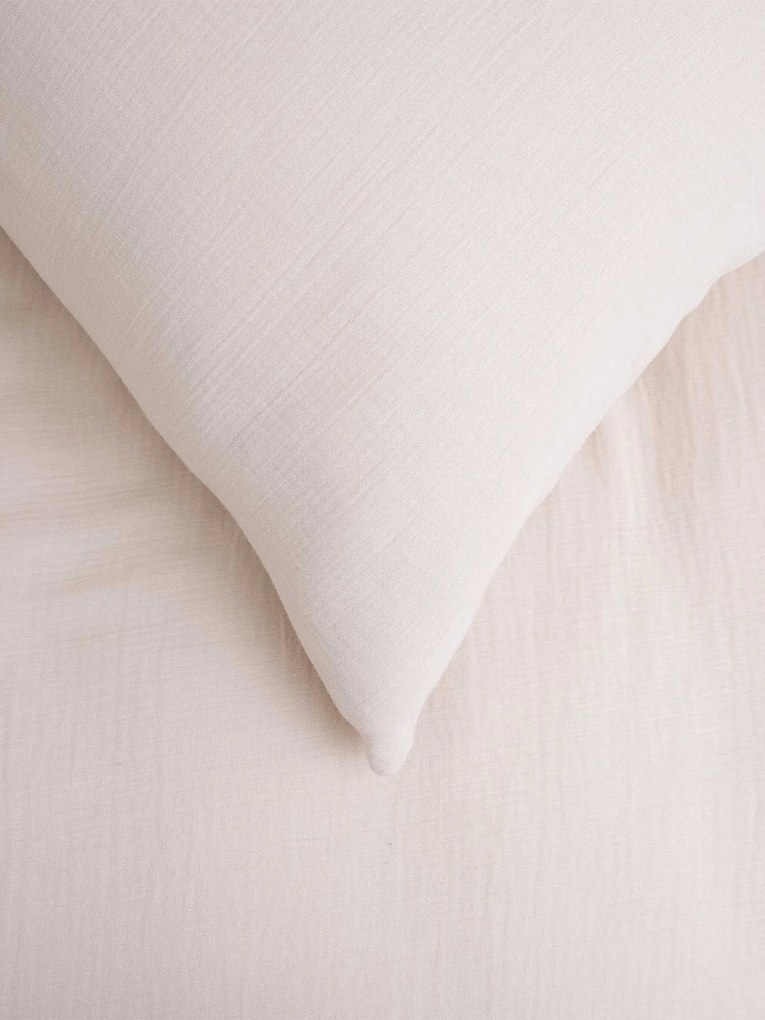 Mušelínová obliečka na vankúš 40 × 60 cm – Alexia prírodná