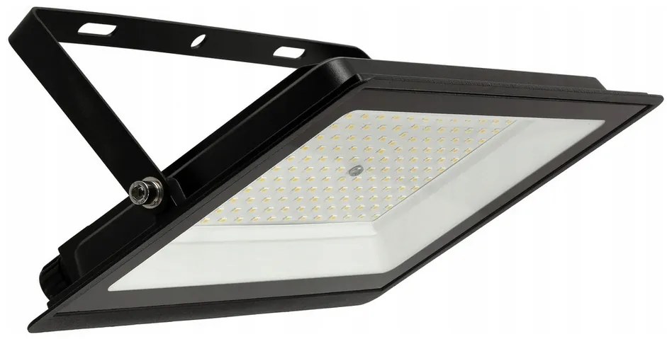 BERGE LED reflektor IP65 - 200W - 18000lm s pohybovým a súmrakovým senzorom - studená farba