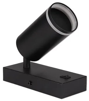 Nástenné bodové svietidlo 1xGU10/35W/230V čierna