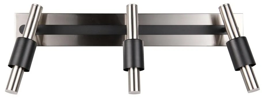Čierne/v striebornej farbe LED bodové svietidlo 20,5x63 cm Ikaris – Trio Select