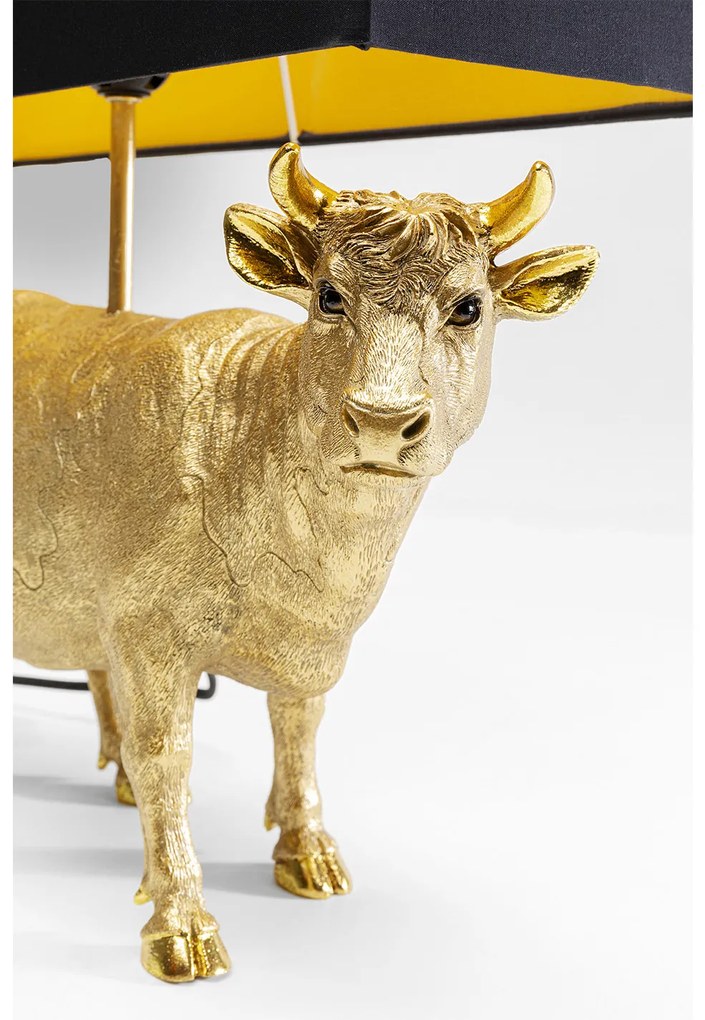 Cow stolová lampa zlatá 52 cm