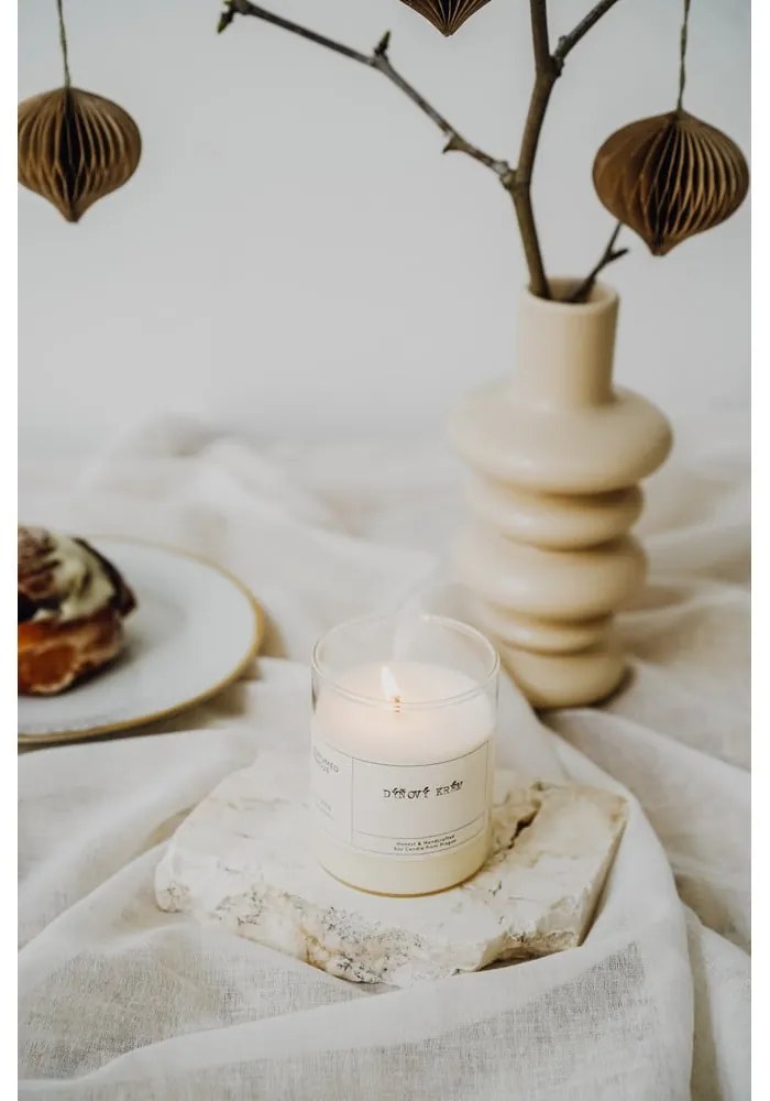 Vonná sójová sviečka doba horenia 40 h #73 Pumpkin Cream – Perfumed Prague