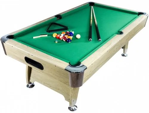 GamesPlanet® 7307 Biliardový stôl pool biliardový stôl s vybavením, 7 ft
