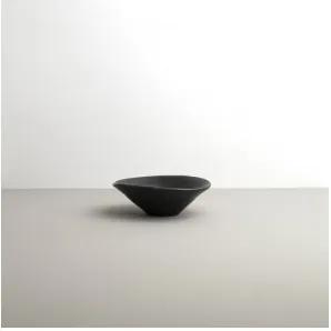 MIJ Miska s nepravideľným tvarom Modern čierna 13 cm