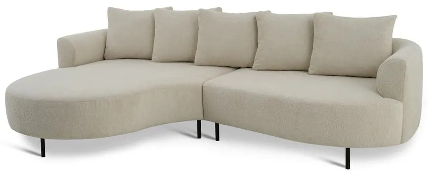 Béžová rohová pohovka (ľavý roh) Vitoria – Scandic