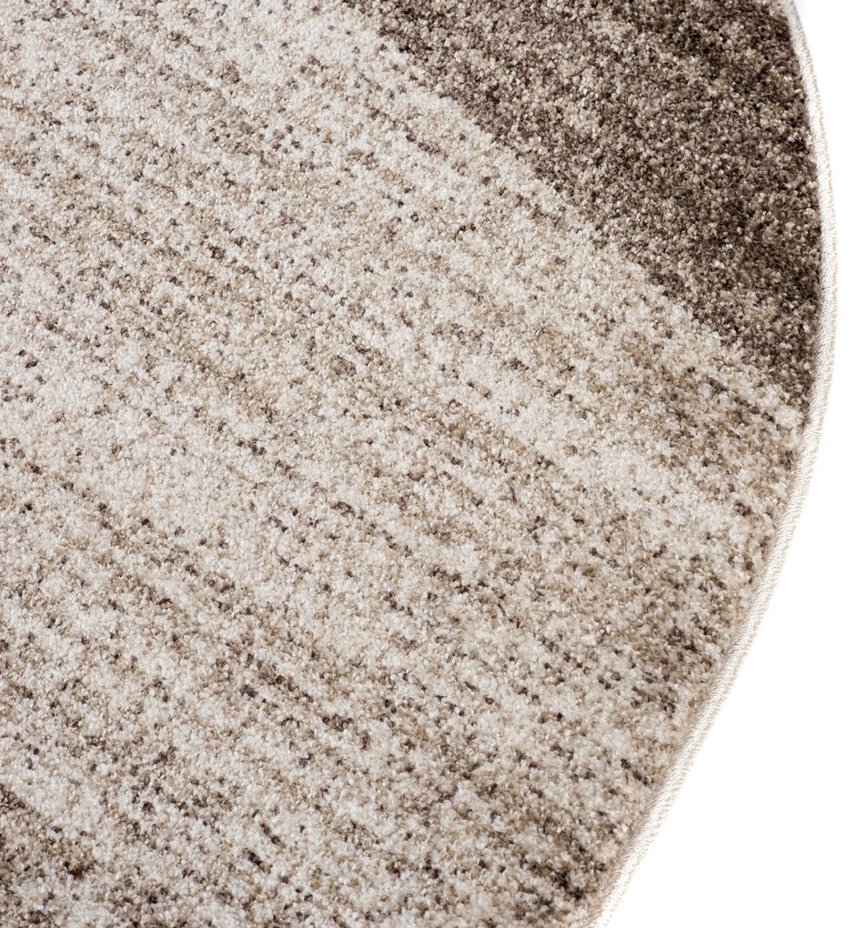 Koberec kruh K195B BEIGE SARI KOŁO 3UX Veľkosť: 130x130cm