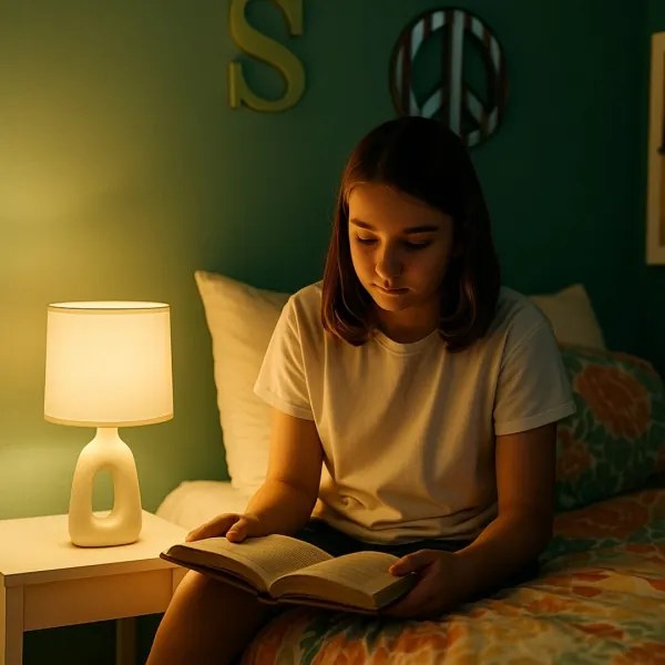 Rabalux 74070 - Stolná lampa SYLIRA 1xE14/40W/230V krémová