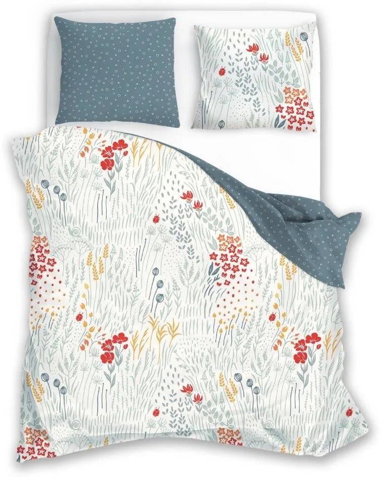 Bavlnené obliečky Elegant 019-B 220x200 + 2x 70x80 viacfarebné