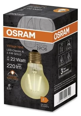 Teplá LED žiarovka E27, 2,5 W - Candellux Lighting