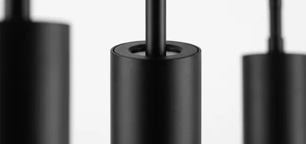 Philips - Závesné svietidlo so závesným lankom do lištového systému EASYLINK 3xGU10/7W/230V 1m čierne