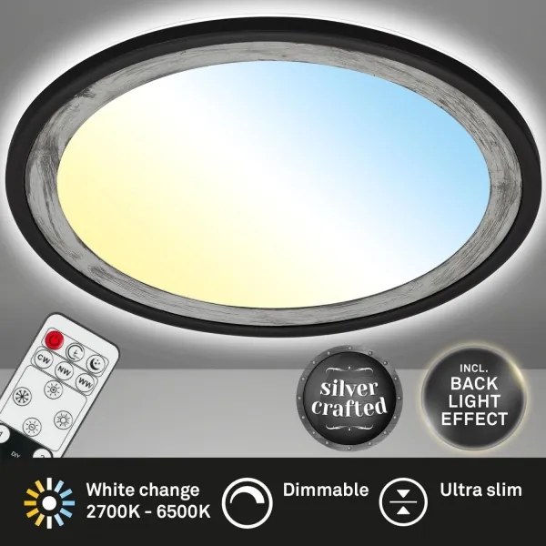Brilo - LED Stmievateľné stropné svietidlo SLIM LED/22W/230V 2700-6500K + DO