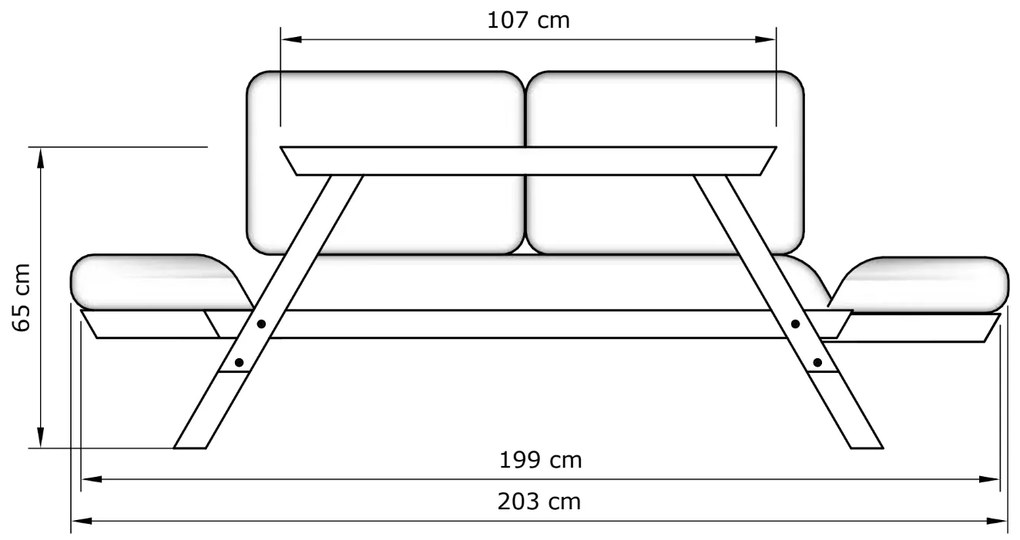 Rozkládací futonová pohovka BREEZIO 01 170 cm z - výber z 10 prevedení