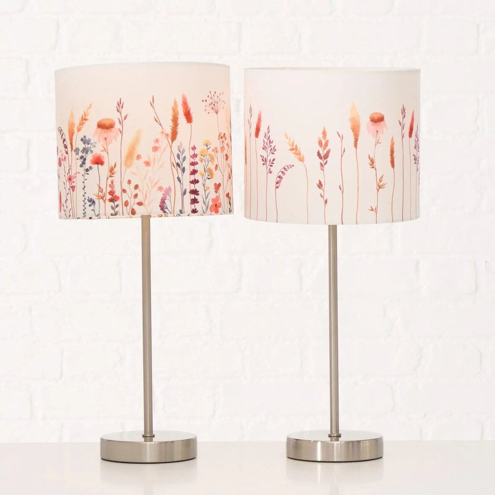 Stolová lampa Kornelia s kvetinovým vzorom Variant: A