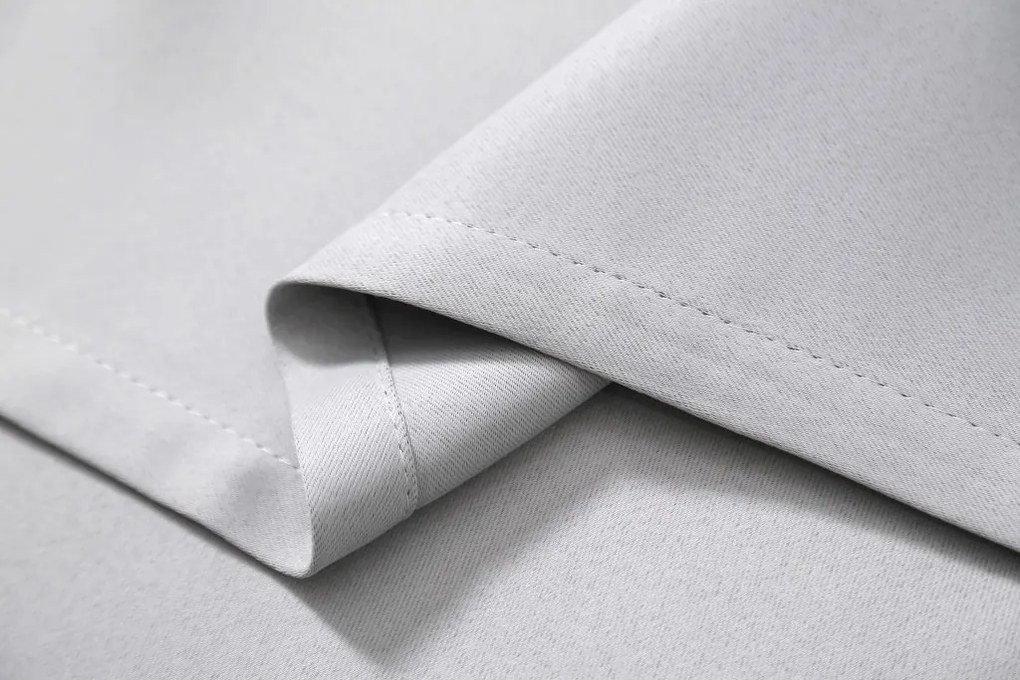 2x Svetlosivý záves OXFORD 140x250 cm