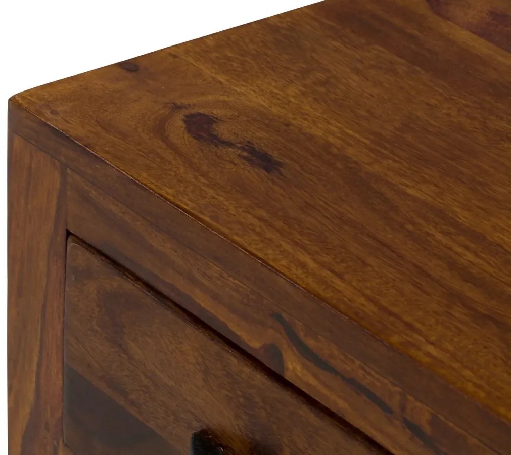 furniture-nabytek.cz - Masívny nočný stolík Palison z palisandru, lakovaný, hnedý