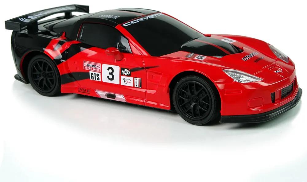 LEAN TOYS RC Športové auto Corvette 1:24 - červené
